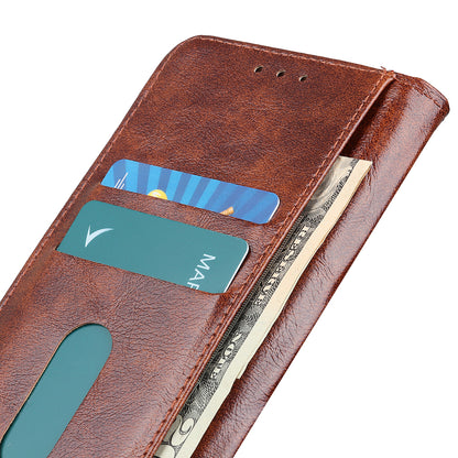 KHAZHEN for Nokia C32 Cell Phone Case PU Leather Wallet Smartphone Cover with Foldable Stand