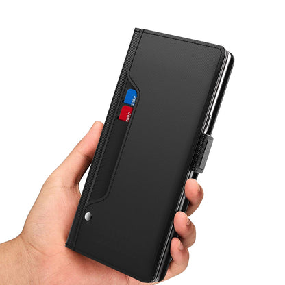 For OnePlus Nord CE 3 Lite 5G / Nord N30 5G PU Leather Card Holder Stand Cover Anti-drop Phone Case with Mirror