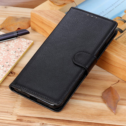 For Xiaomi Redmi Note 12 Turbo / Poco F5 5G Litchi Texture Leather Phone Case Flip Stand Wallet Mobile Cover
