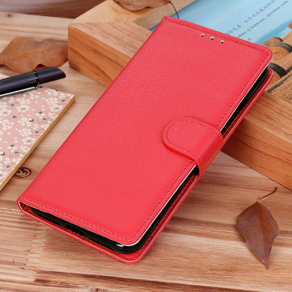 For Xiaomi Redmi Note 12 Turbo / Poco F5 5G Litchi Texture Leather Phone Case Flip Stand Wallet Mobile Cover