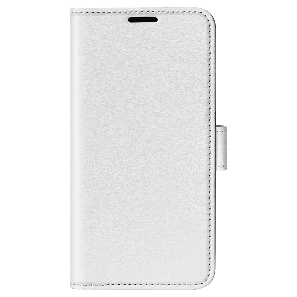 For TCL 40R 5G Anti-Dust Crazy Horse Texture Phone Case PU Leather Wallet Flip Stand Cover