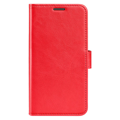 For TCL 40R 5G Anti-Dust Crazy Horse Texture Phone Case PU Leather Wallet Flip Stand Cover