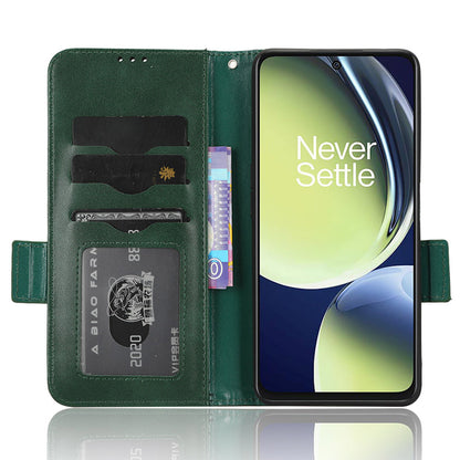 For OnePlus Nord CE 3 Lite 5G / Nord N30 5G Phone Case Imprinted Triangle Stand Wallet PU Leather Cover