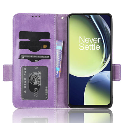 For OnePlus Nord CE 3 Lite 5G / Nord N30 5G Phone Case Imprinted Triangle Stand Wallet PU Leather Cover