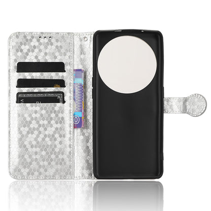 PU Leather Cover for Oppo Find X6 Pro Dot Pattern Imprinted Wallet Phone Case with Stand
