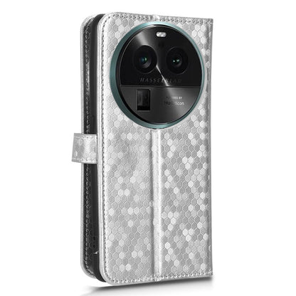 PU Leather Cover for Oppo Find X6 Pro Dot Pattern Imprinted Wallet Phone Case with Stand