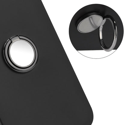 Ring Kickstand Cover for Samsung Galaxy S22 5G Anti-drop Matte TPU Phone Case Works for Magnetic Car Mount