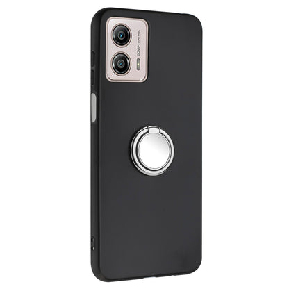 TPU Cover for Motorola Moto G53 5G / G23 4G / G13 4G Matte Phone Protector Case with Ring Kickstand
