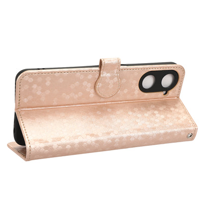 For Realme V30 5G / V30t Wallet Phone Case Dot Pattern Imprinted PU Leather Cover with Stand