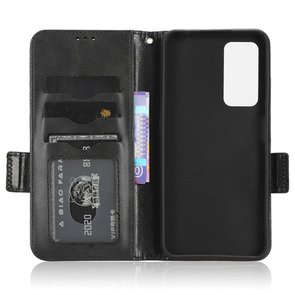 For Blackview A85 Imprinted Triangle Stand Wallet Phone Case TPU+PU Leather Phone Cover