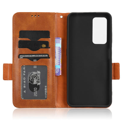 For Blackview A85 Imprinted Triangle Stand Wallet Phone Case TPU+PU Leather Phone Cover