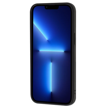 Mobile Phone Shell for iPhone 13 Pro 6.1 inch Soft Matte TPU Cover with Ring Holder Kickstand