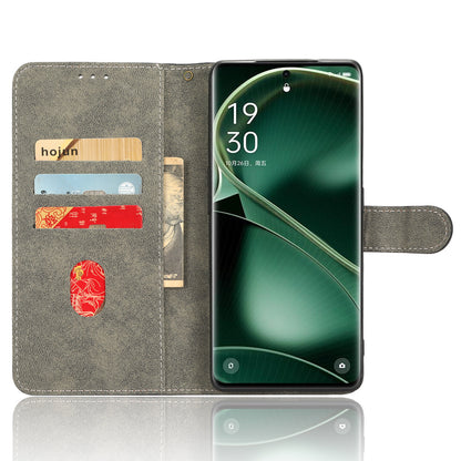 For Oppo Find X6 Shockproof Phone Cover PU Leather RFID Blocking Wallet Stand Case with Strap