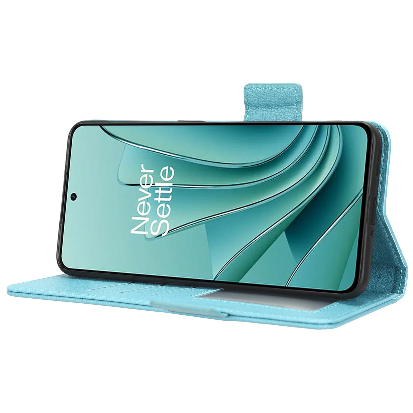 PU Leather Case for OnePlus Nord 3 5G / Ace 2V Litchi Texture Folio Flip Wallet Stand Phone Cover