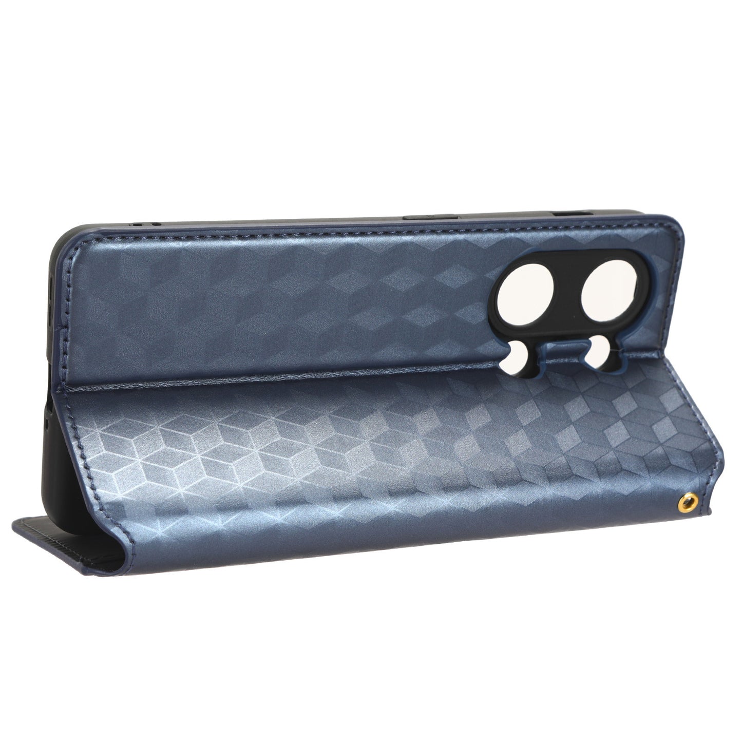 For OnePlus Nord 3 5G / Ace 2V Imprinted Rhombus Pattern PU Leather Phone Cover Stand Phone Wallet Case