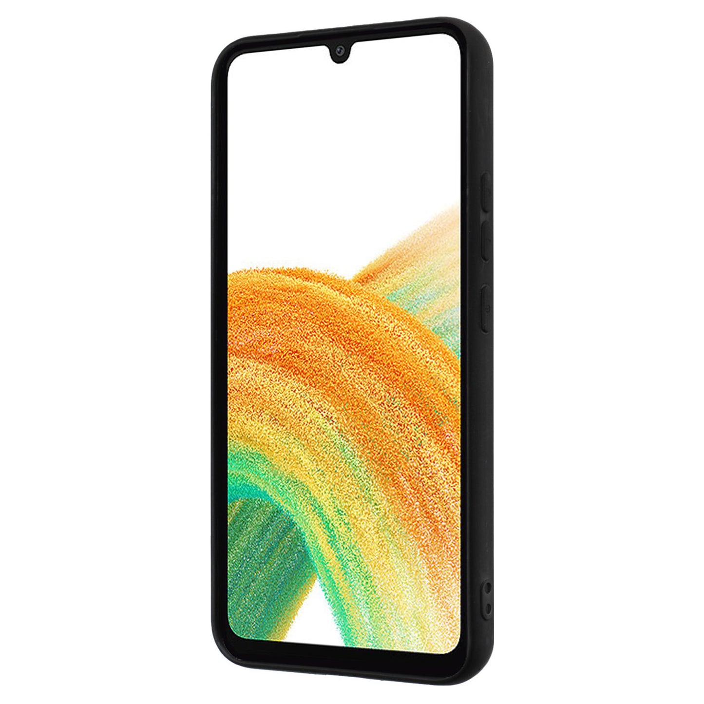 For Samsung Galaxy A24 4G Phone TPU Case with Ring Kickstand Matte Cover Support Car Magnet Mount