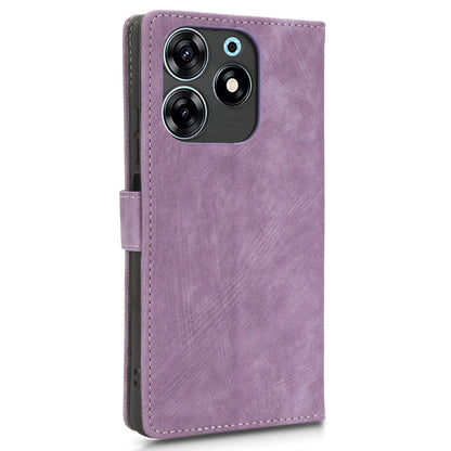 For Tecno Spark 10 Pro KI7 Mobile Phone Cover Stand Case PU Leather RFID Blocking Wallet with Strap