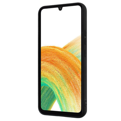 Back Protector for Samsung Galaxy A14 4G / 5G Shockproof TPU Matte Phone Case with Ring Kickstand