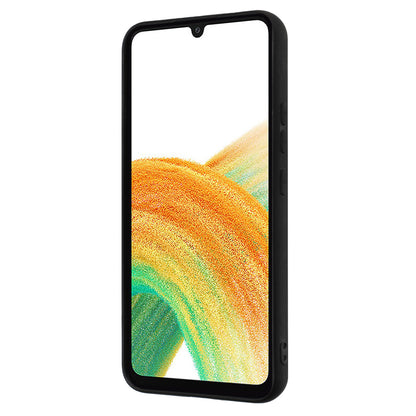 Back Protector for Samsung Galaxy A14 4G / 5G Shockproof TPU Matte Phone Case with Ring Kickstand