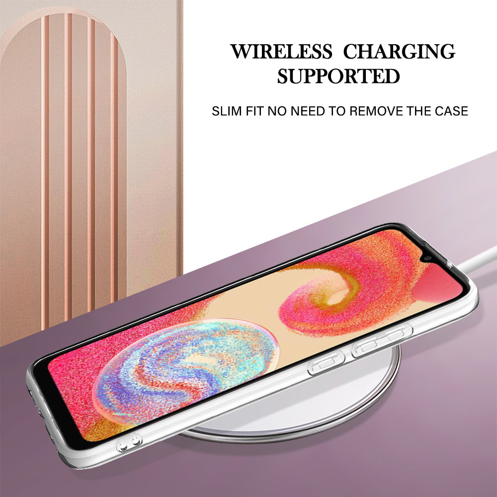 For Samsung Galaxy A04e 4G / F04 4G / M04 4G YB IMD Series-2 Phone Case Marble Pattern IMD Electroplating TPU Cover