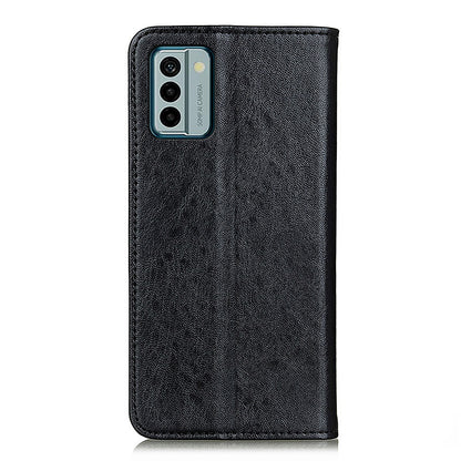 For Nokia G22 Magnetic Anti-Scratch PU Leather Phone Cover Wallet Stand Crazy Horse Texture Phone Case