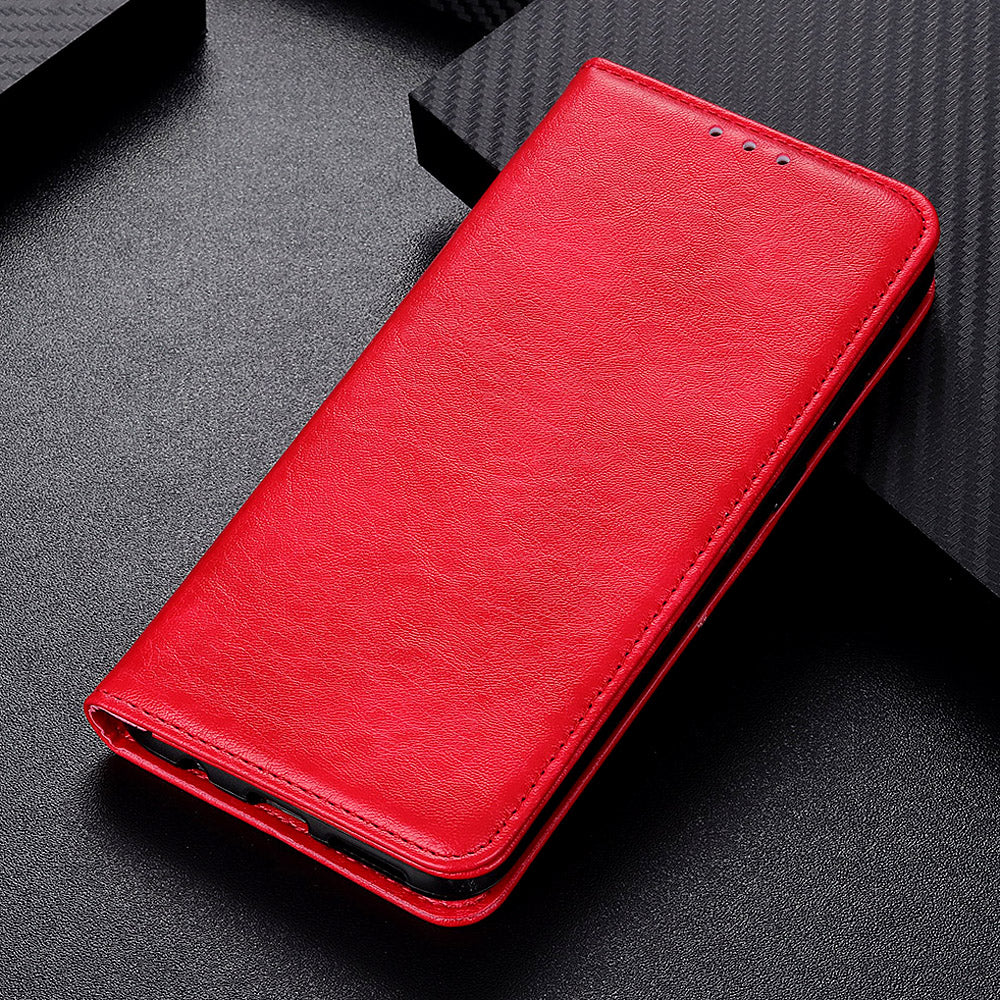 For Nokia G22 Magnetic Anti-Scratch PU Leather Phone Cover Wallet Stand Crazy Horse Texture Phone Case