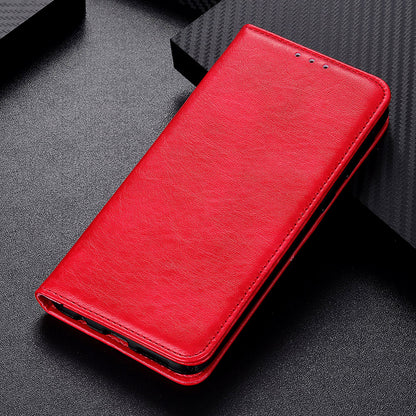 For Nokia G22 Magnetic Anti-Scratch PU Leather Phone Cover Wallet Stand Crazy Horse Texture Phone Case