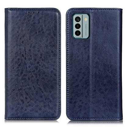 For Nokia G22 Magnetic Anti-Scratch PU Leather Phone Cover Wallet Stand Crazy Horse Texture Phone Case