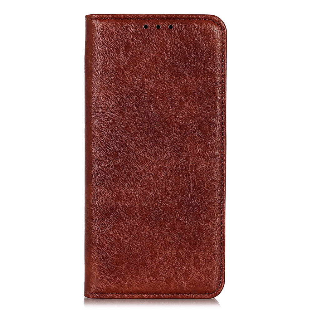 For Nokia G22 Magnetic Anti-Scratch PU Leather Phone Cover Wallet Stand Crazy Horse Texture Phone Case