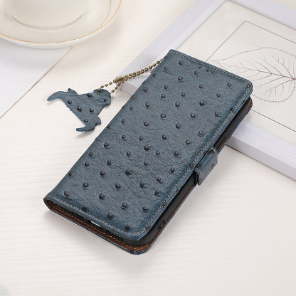 For Oppo Find X6 Anti-Scratch Phone Case RFID Blocking Genuine Cow Leather Stand Phone Cover Wallet