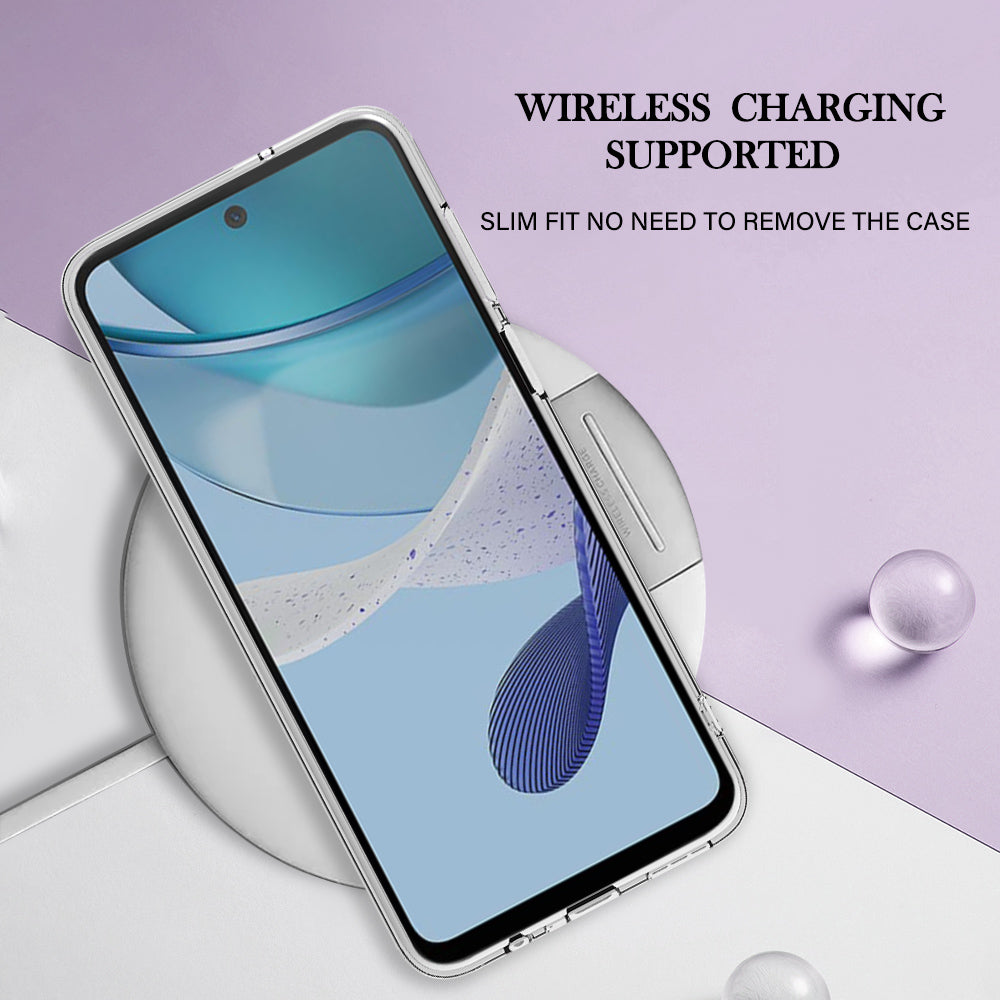 YB IMD Series-16 Style E Phone Case For Motorola Moto G53 5G / G23 4G / G13 4G IMD Marble Pattern 2.0mm TPU Cover