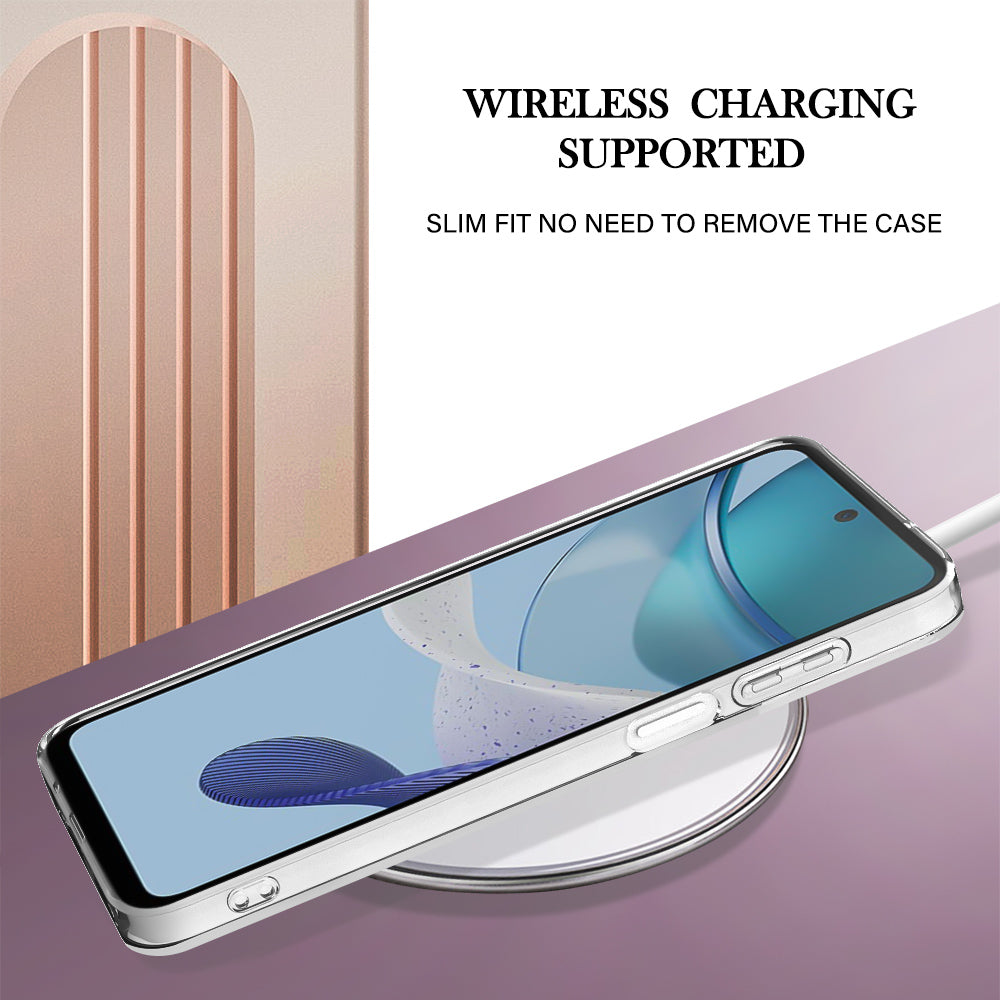 YB IMD Series-2 TPU Phone Case for Motorola Moto G53 5G / G23 4G / G13 4G Marble Pattern IMD Electroplating Phone Cover