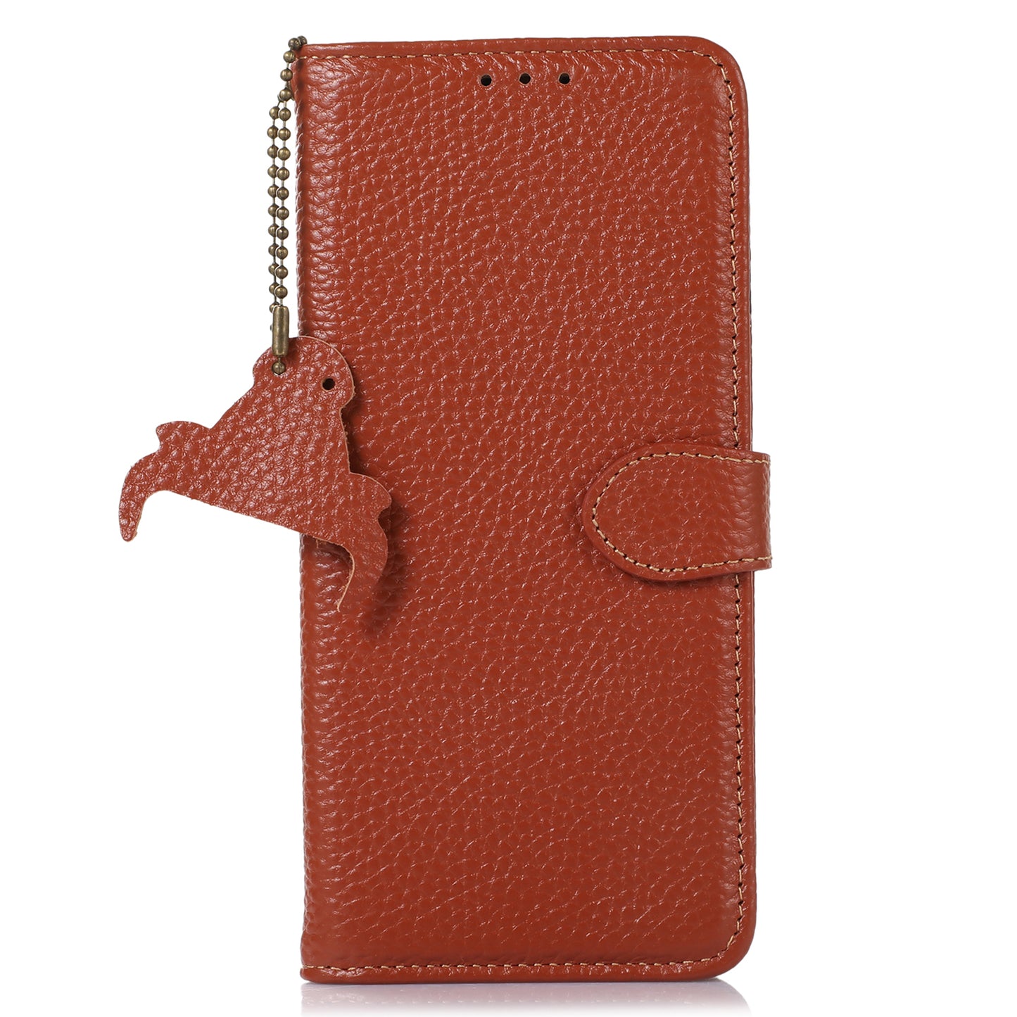 Litchi Texture Cover for Oppo Find X6 , RFID Blocking Phone Wallet Case Genuine Cow Leather Stand Shell