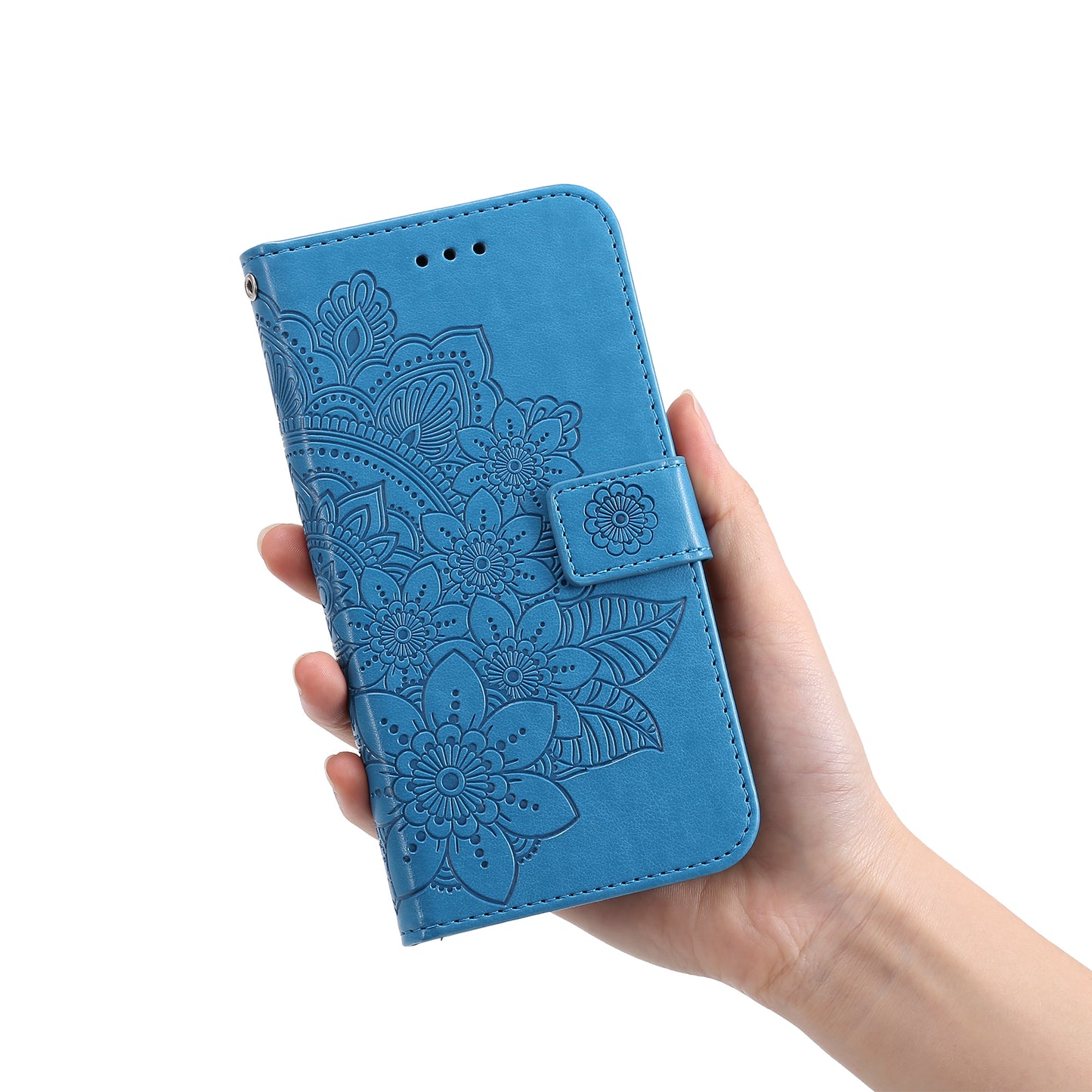 For Honor Magic5 Pro Flower Imprinting Phone Leather Case Stand Wallet Shockproof Phone Cover