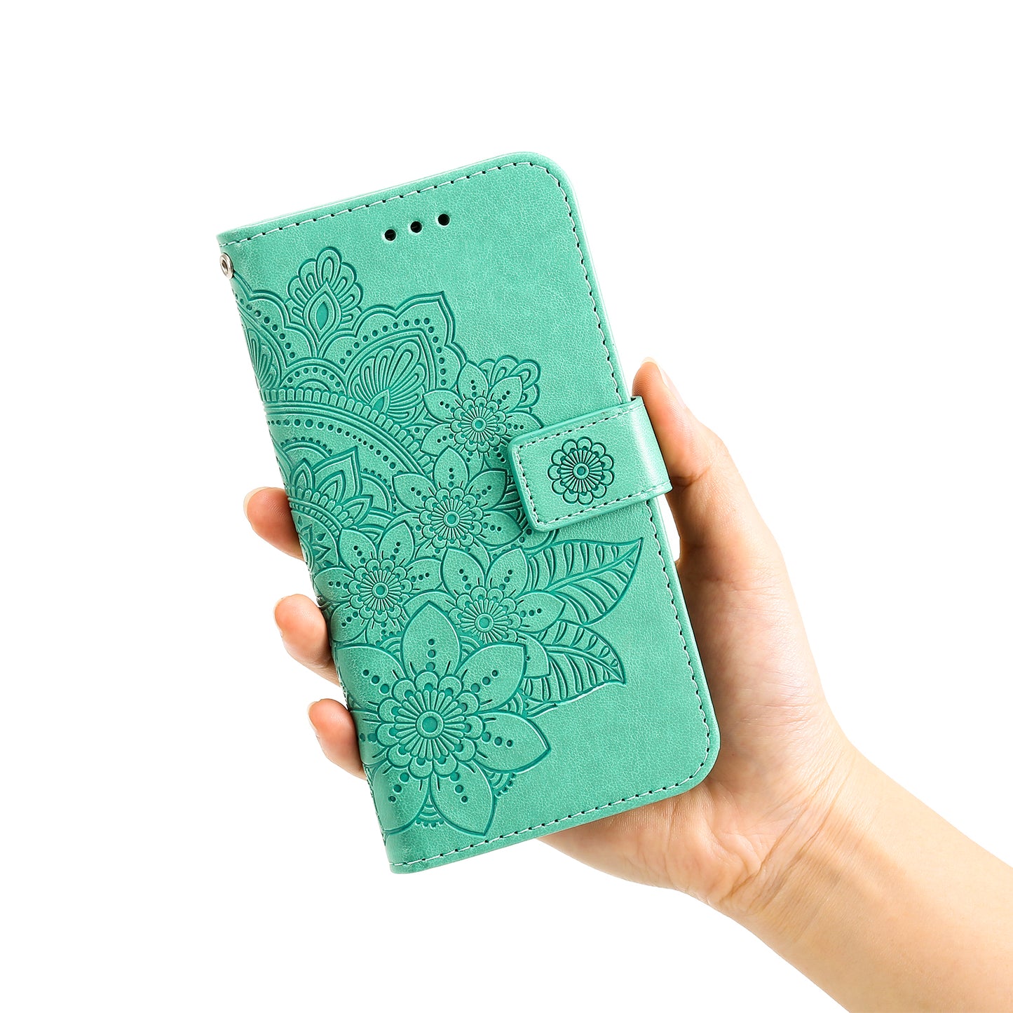 For Honor Magic5 Pro Flower Imprinting Phone Leather Case Stand Wallet Shockproof Phone Cover