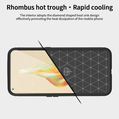 MOFI JK TPU Series-1 For Oppo Reno8 T 4G Carbon Fiber Back Cover Brushed TPU Phone Shell