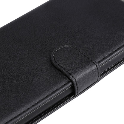 KT Leather Series-2 For Xiaomi Redmi Note 12 4G Flip Stand Protective Shell Solid Color PU Leather Wallet Phone Case