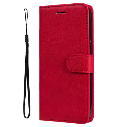 KT Leather Series-2 For Xiaomi Redmi Note 12 4G Flip Stand Protective Shell Solid Color PU Leather Wallet Phone Case