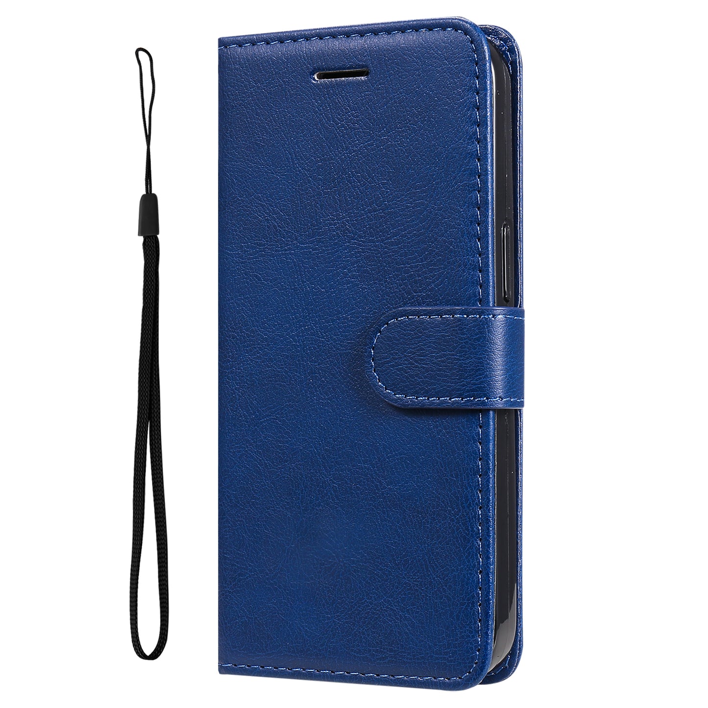 KT Leather Series-2 For Xiaomi Redmi Note 12 4G Flip Stand Protective Shell Solid Color PU Leather Wallet Phone Case