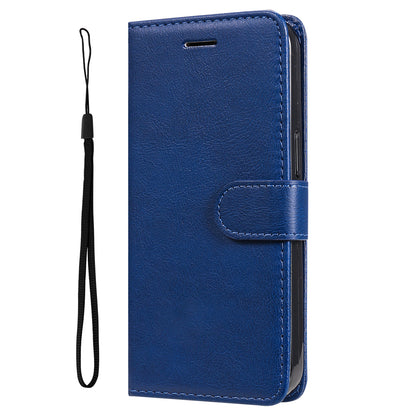 KT Leather Series-2 For Xiaomi Redmi Note 12 4G Flip Stand Protective Shell Solid Color PU Leather Wallet Phone Case