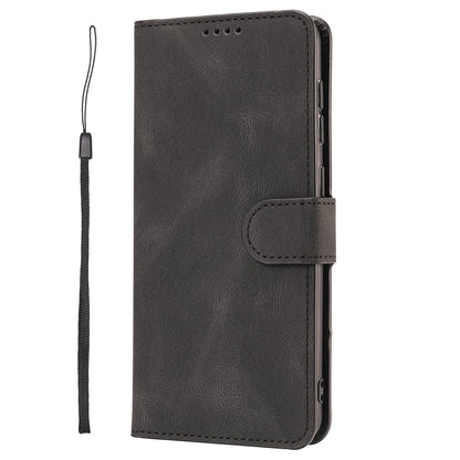 Stand Wallet Cover for Realme 10 4G Drop Resistant PU Leather Phone Case with Strap
