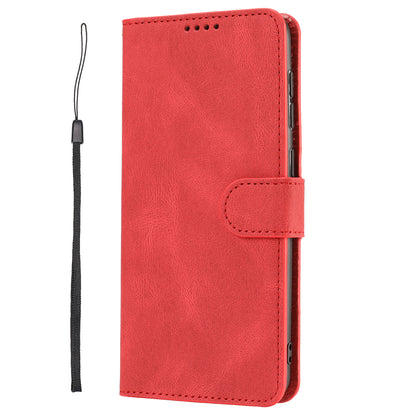 For Oppo A74 4G / F19 Shockproof Case Wallet Phone Shell Anti-Drop Leather Phone Cover with Strap