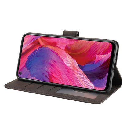For Oppo A54 5G / A74 5G / A93 5G / OnePlus Nord N200 5G Phone Case Stand PU Leather Flip Wallet Cover