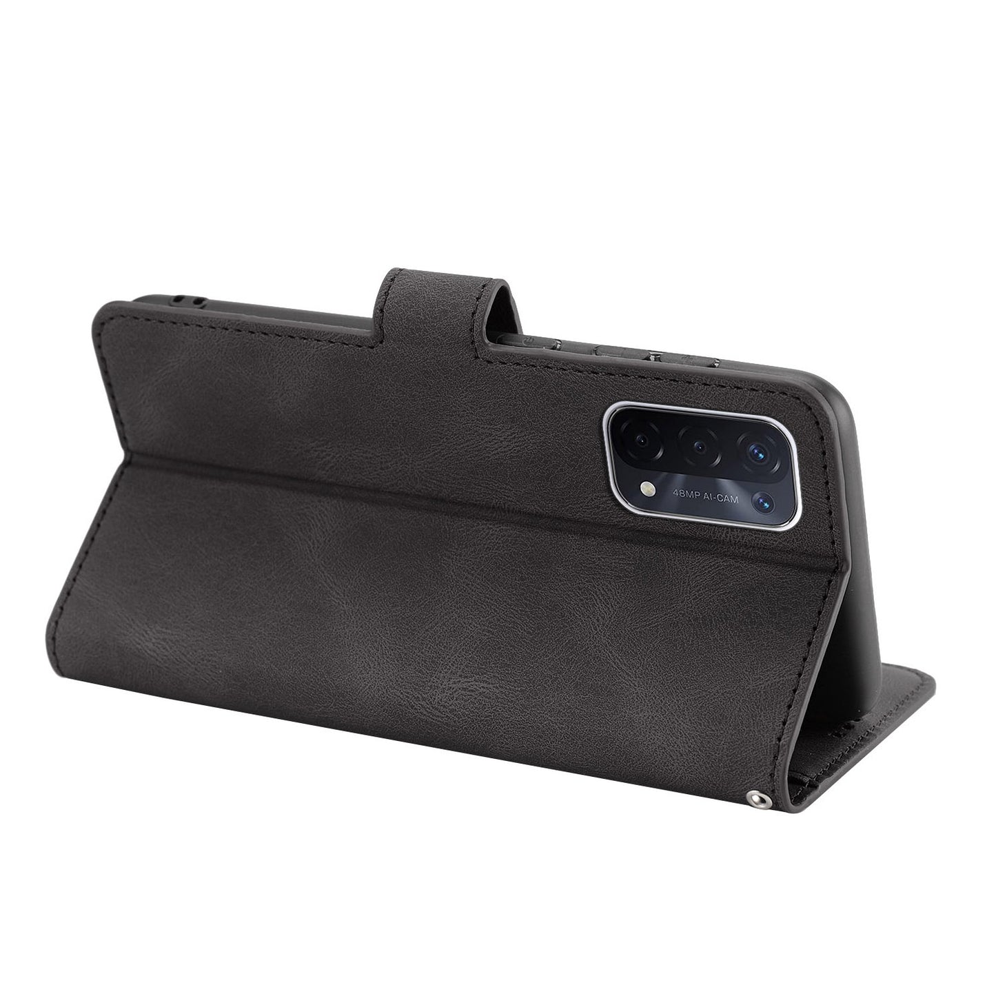 For Oppo A54 5G / A74 5G / A93 5G / OnePlus Nord N200 5G Phone Case Stand PU Leather Flip Wallet Cover