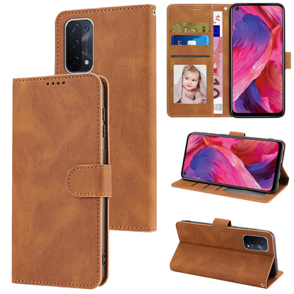For Oppo A54 5G / A74 5G / A93 5G / OnePlus Nord N200 5G Phone Case Stand PU Leather Flip Wallet Cover