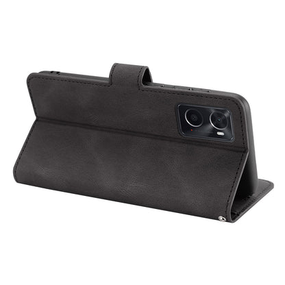 For Oppo A36 / A76 / A96 4G / Realme 9i 4G Leather Phone Case Wallet Stand Flip Phone Cover