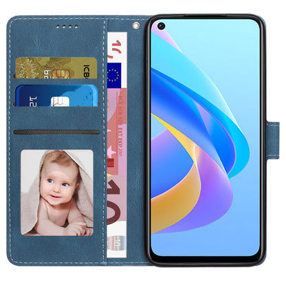 For Oppo A36 / A76 / A96 4G / Realme 9i 4G Leather Phone Case Wallet Stand Flip Phone Cover