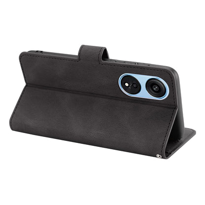 For Oppo A1 Pro 5G / Reno8 T 5G PU Leather Wallet Case Stand Flip Phone Cover with Strap