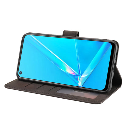 For Oppo A72 / A52 / A92 4G Wallet Phone Case PU Leather Stand Shockproof Flip Cover with Strap