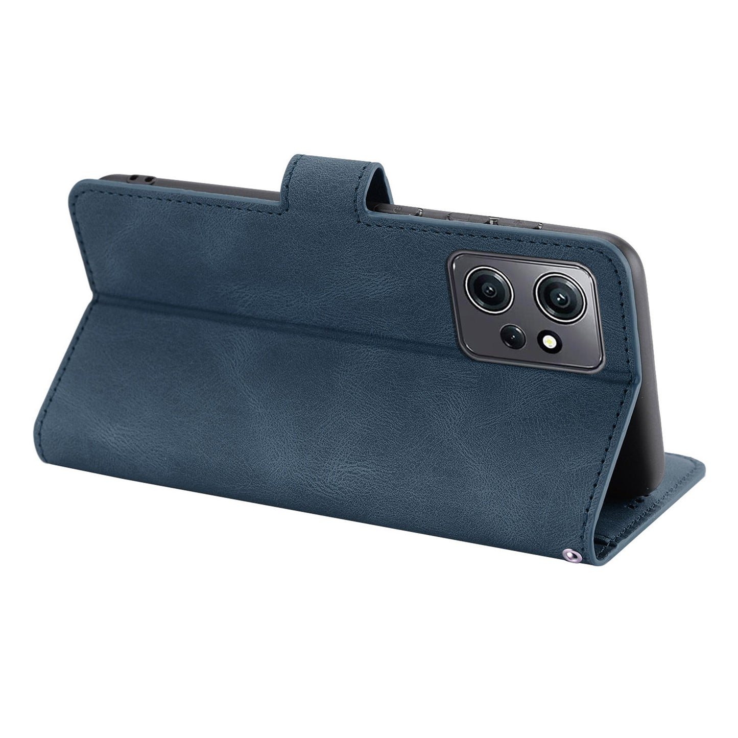 For Xiaomi Redmi Note 12 4G PU Leather Folio Flip Cover Magnetic Closure Wallet Stand Phone Case